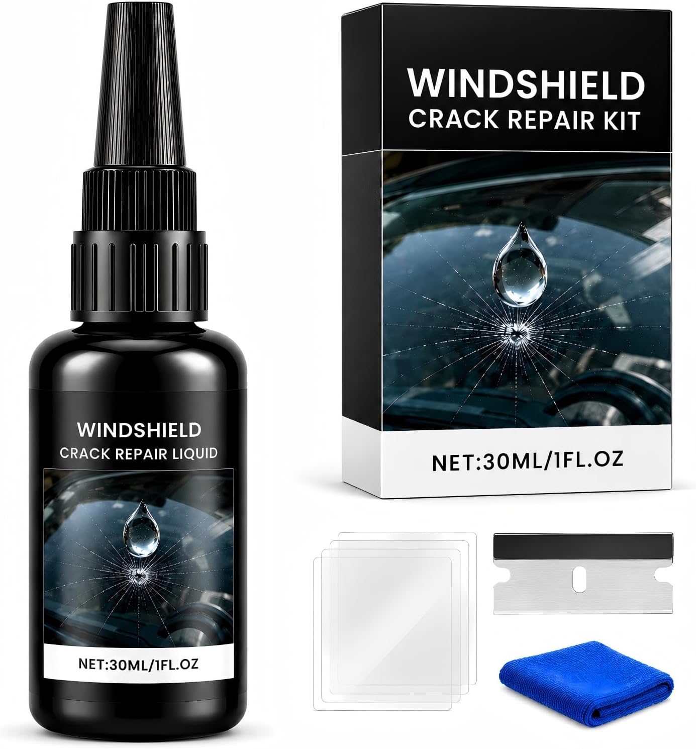 Window Crack Repair Kit